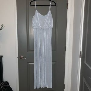Forever 21 Silver Jumpsuit